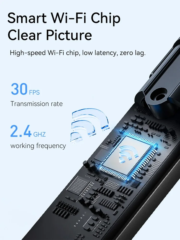 2025년 최신 카메라 타입 C 충전 귀지 제거 도구 WIFI iOS/안드로이드 귀이개 방수 카메라