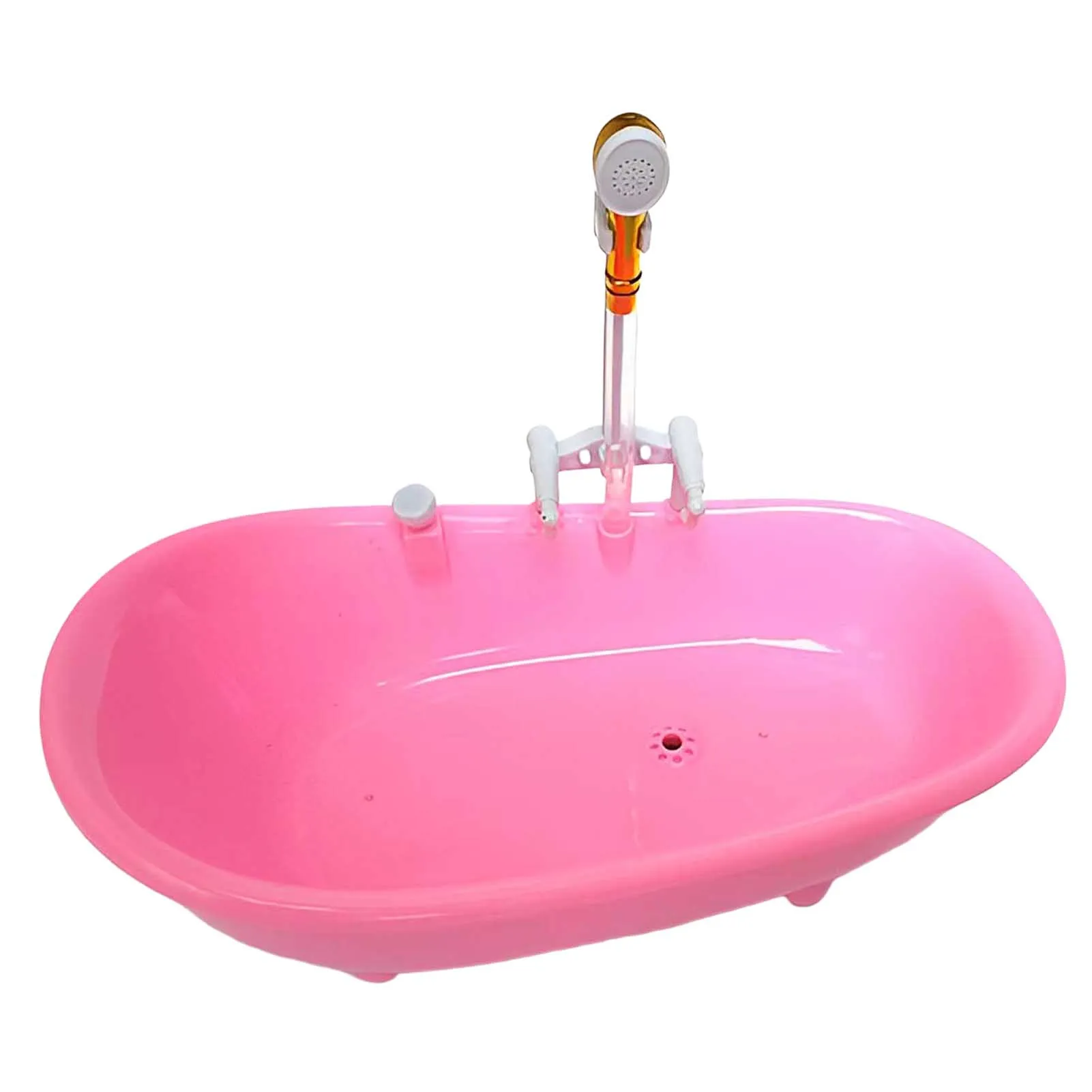 

Electric Cyclic Water Spray Cup Mini Bathtub Kids Toys Simulation Plastic Mini Bathroom Tub Miniatures for Milkshake Cold Drinks