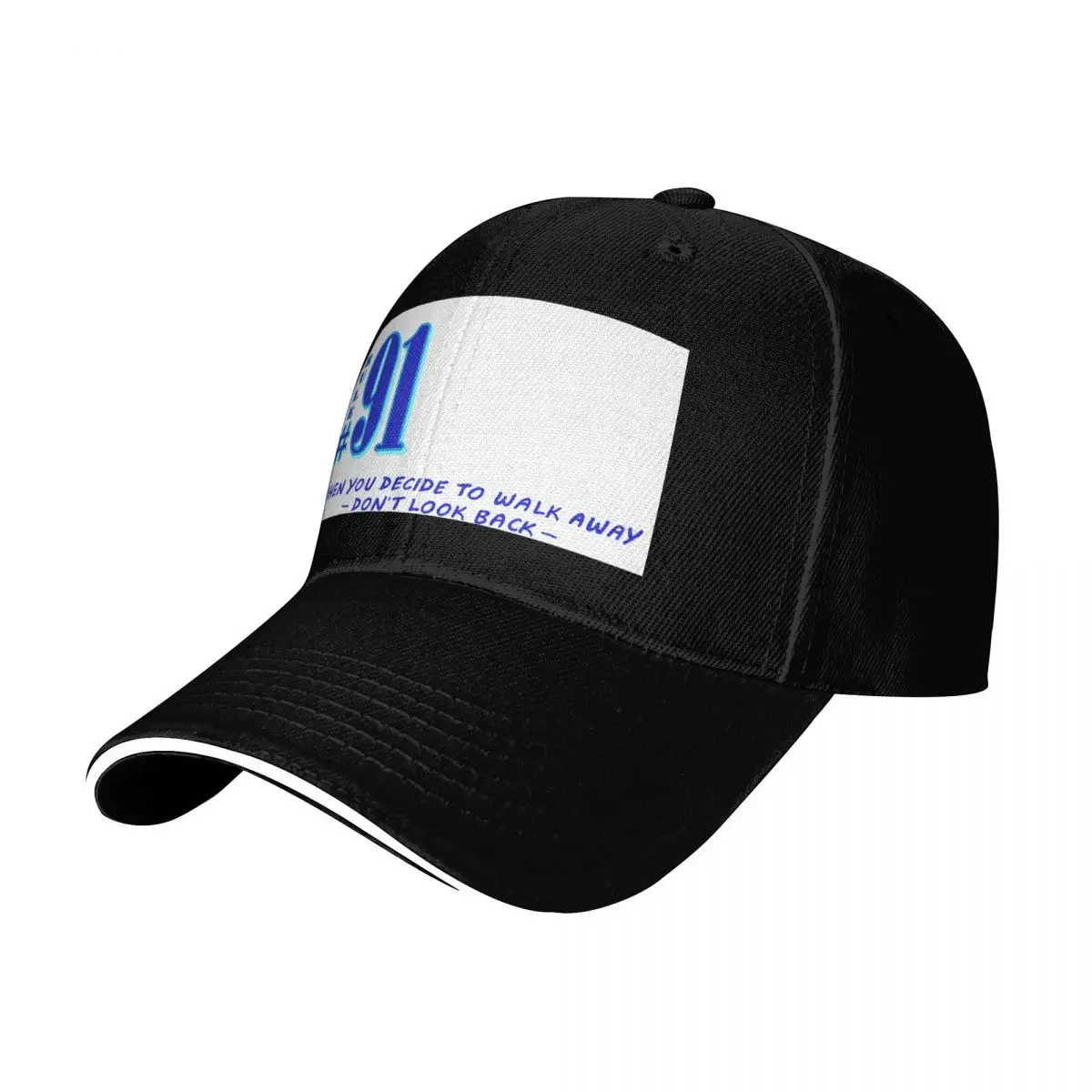 GIBBS RULE 91 Baseball Cap Snapback Flat Bill Strapback Dad Hat Six Panel Structured Crown