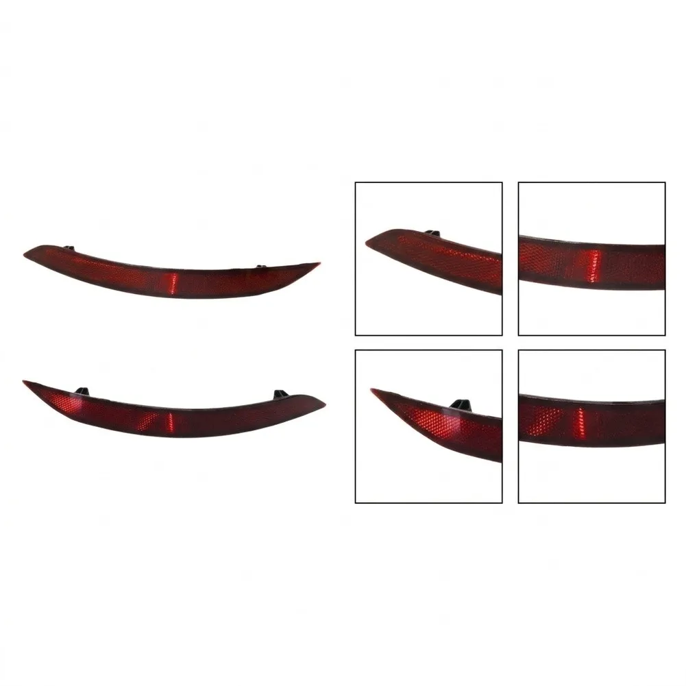 8V Rear Reflector Rear Bumper Reflector Red Rear Bumper Reflector Part Accessory Wear Resistant Design For A3 Sedan 2017-2020