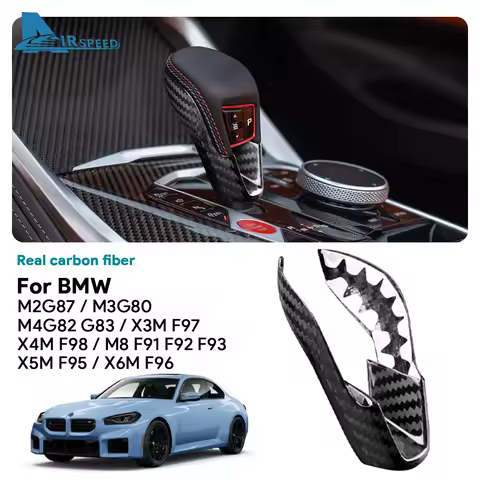 Para BMW serie 1-4 f20 f21 f30 f22 f80 g20 g30 g80 extensiones de palanca de cambios de volante de fibra de carbono magnética - AliExpress 34