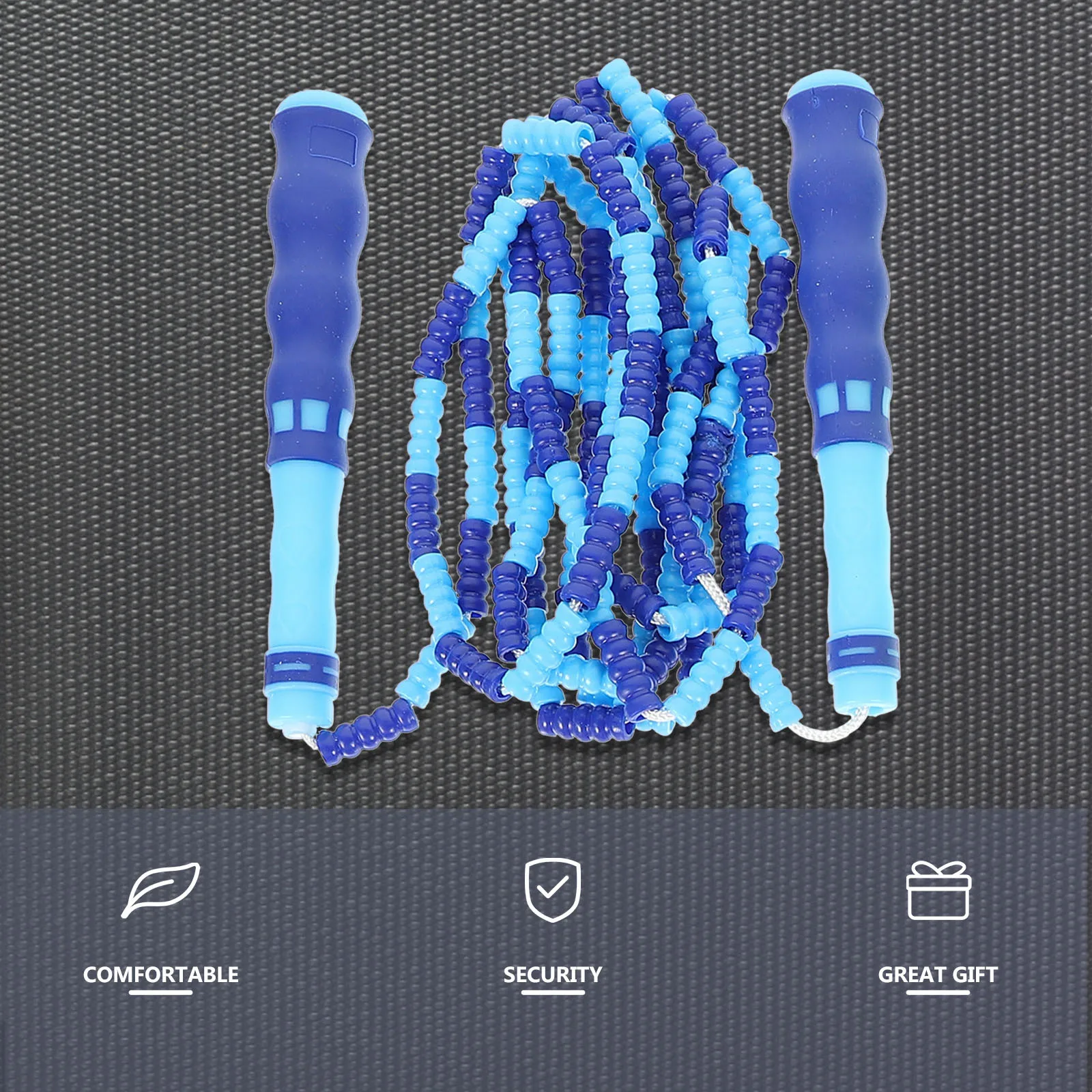 

3pcs Bamboo Joint Jump Rope Premium Pvc Non-Slip Handle Lightweight Portable For Outdoor Indoor Fitness Training Exercise