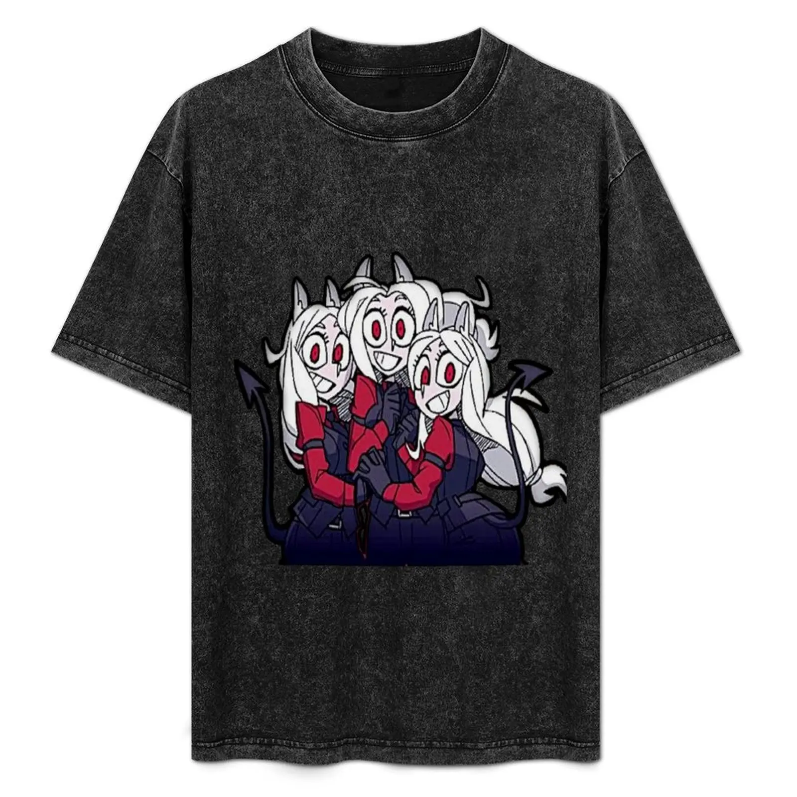 

Helltaker Cerberus The Triple Demon T-Shirt boys whites sublime workout shirts for men