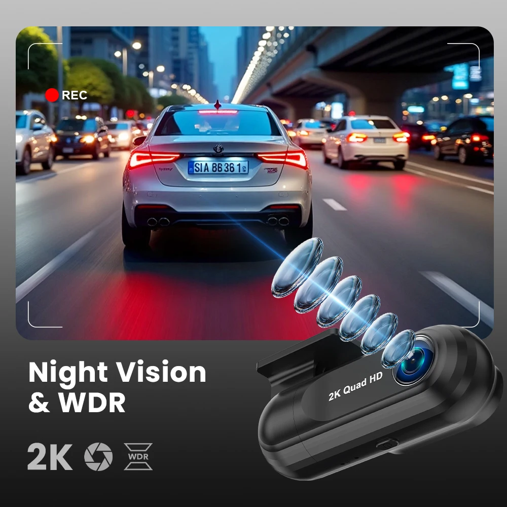 2.5K WiFi Dash Cam with APP & GPS 5