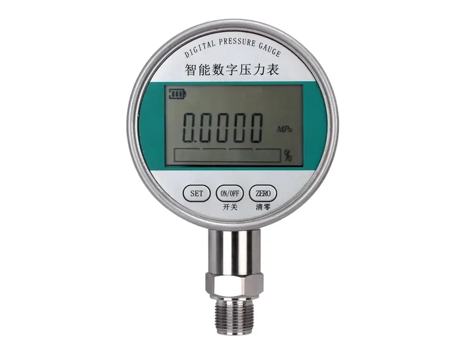 Stainless Steel Digital Pressure Gauge Vacuum Pressure display With 100mm Diameter