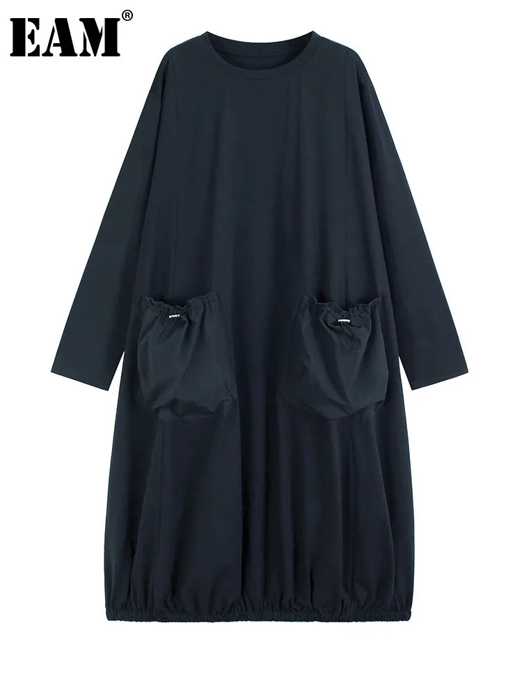 [Eam] Women Navy Bl… - image