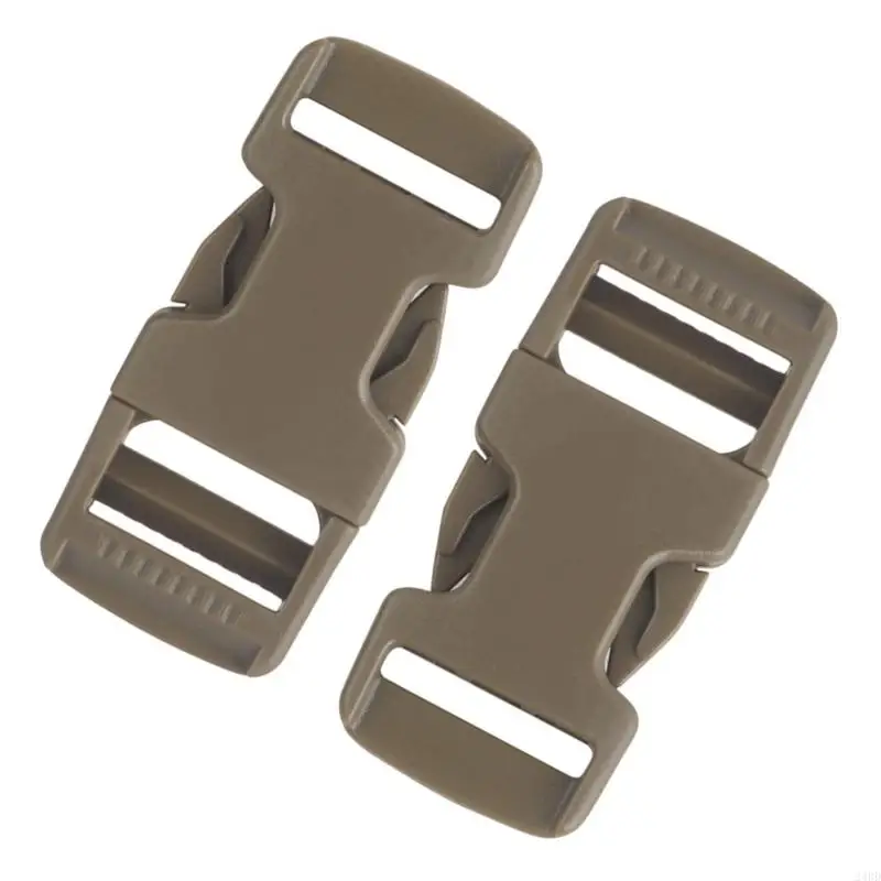 2 Pcs Replacement Buckles for 2cm Webbing Strap Quick Side Release Buckles Multifunctional Buckles Clips No Sewing Clips 24BD