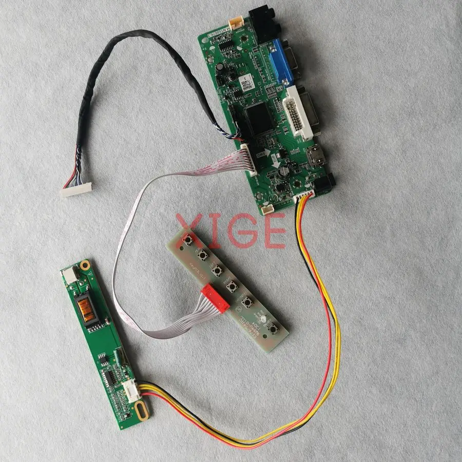 

LCD Screen M.NT68676 Drive Controller Board Fit N121I1 N121I3 N121I9 N121IA 1280x800 20Pin LVDS 1-CCFL HDMI+DVI+VGA 1280*800 Kit