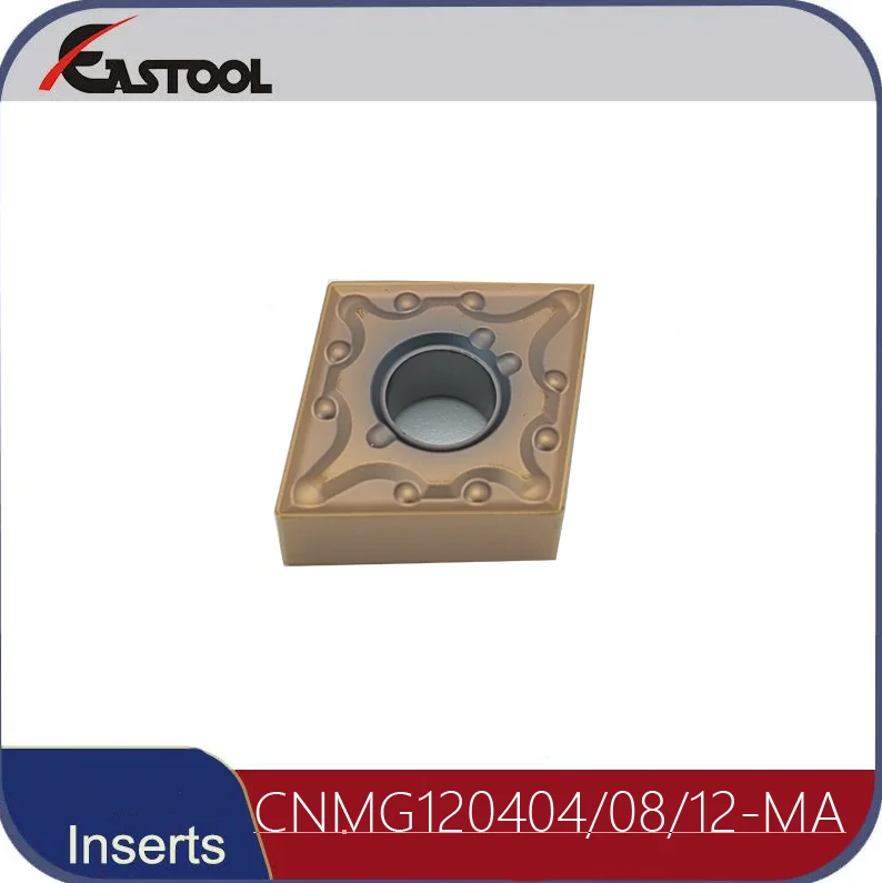 

10 шт. CNMG120404 CNMG120408 CNMG120412-MA токарный станок с ЧПУ, цементированные токарные инструменты для обработки стали, токарные вставки для отделки