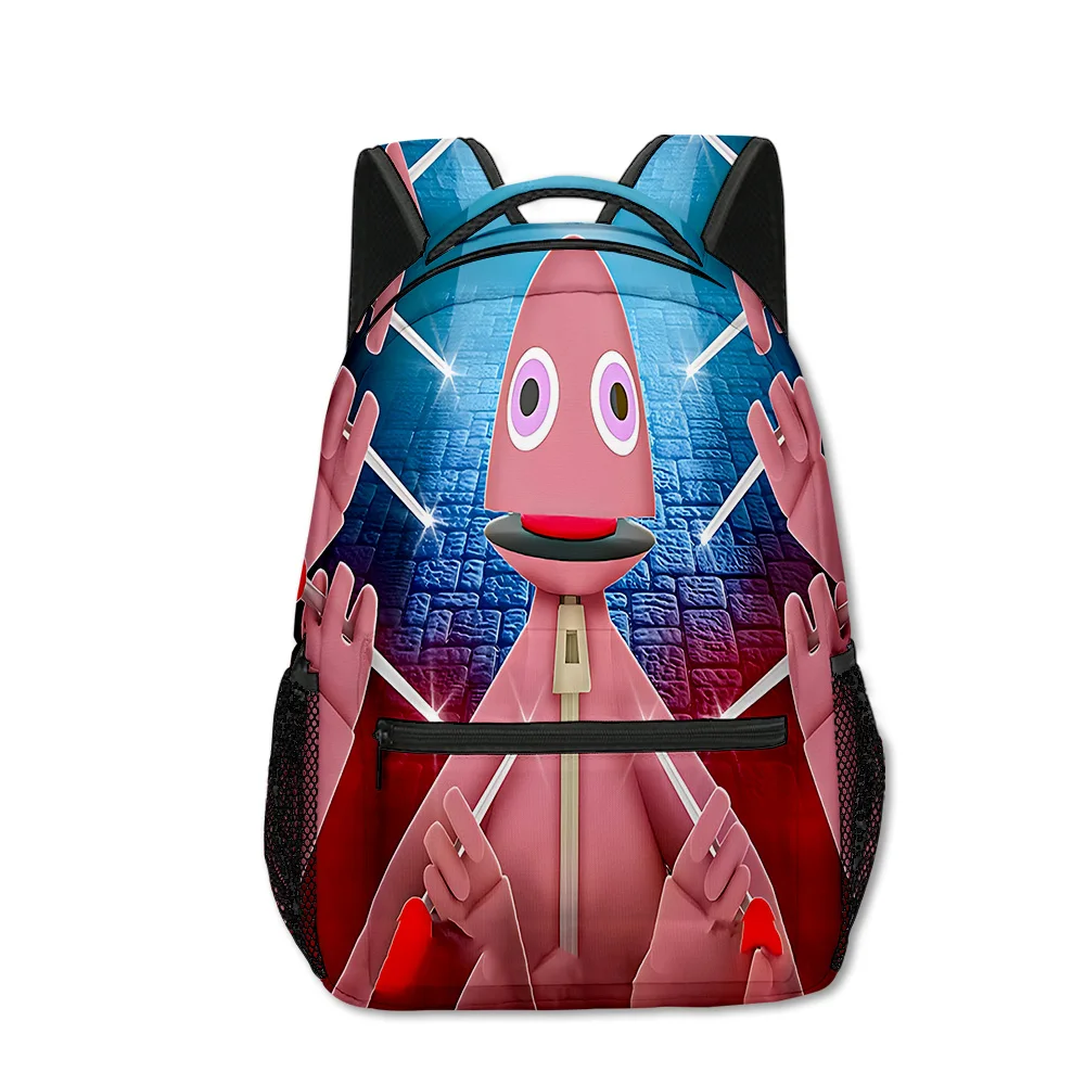 Trendy Popular Yeeps Hide and Seek student Bookbag Notebook Backpacks 3D Print Oxford Waterproof Boys/Girls Travel Backpacks