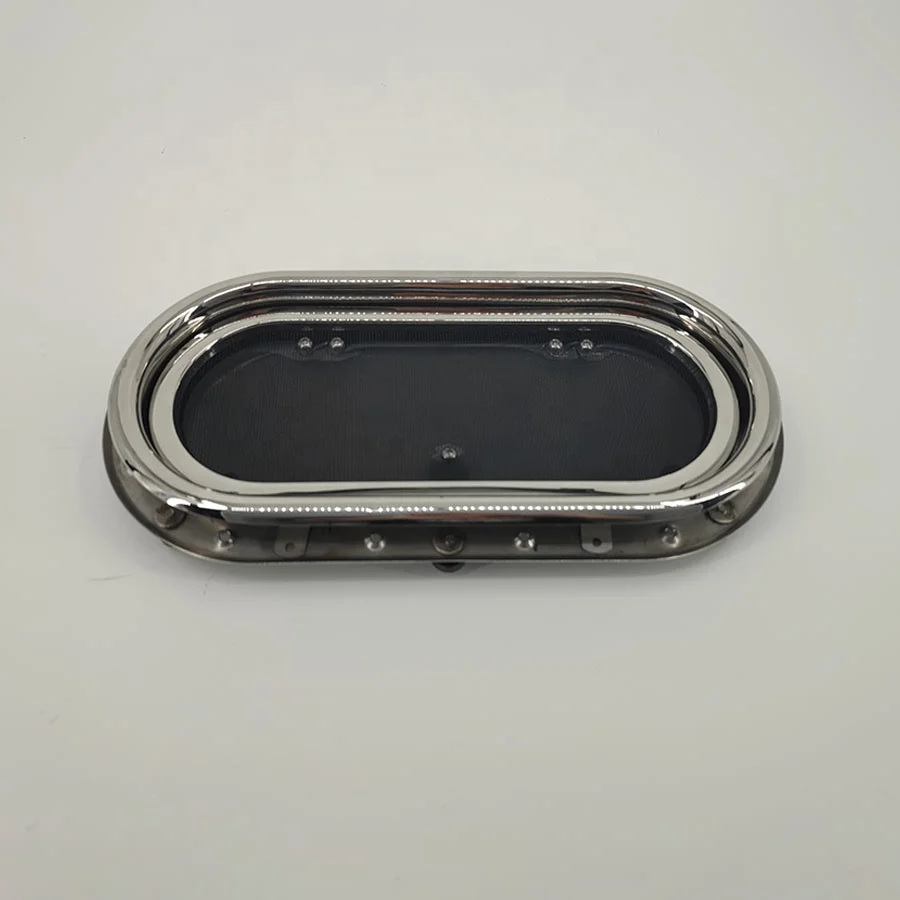 Hot Sale Marine 316L Stainless Steel Side Window Oval Porthole For Yacht Ship Boat RV
