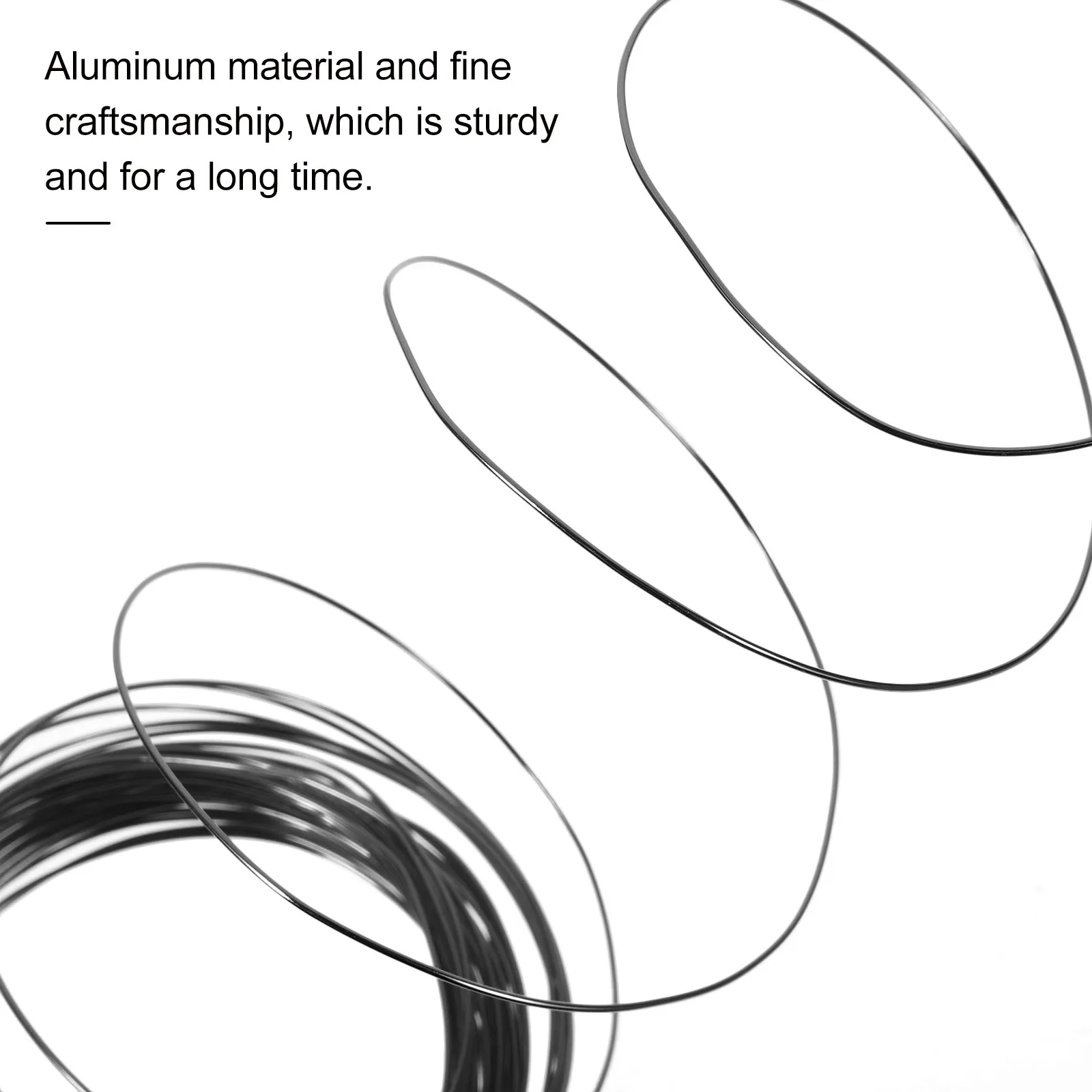 

Colorful Aluminum Wire 1mm DIY Craft Material Bonsai Tree Shaping Plant Support Wire Easy Storage Durability Jewelry Making