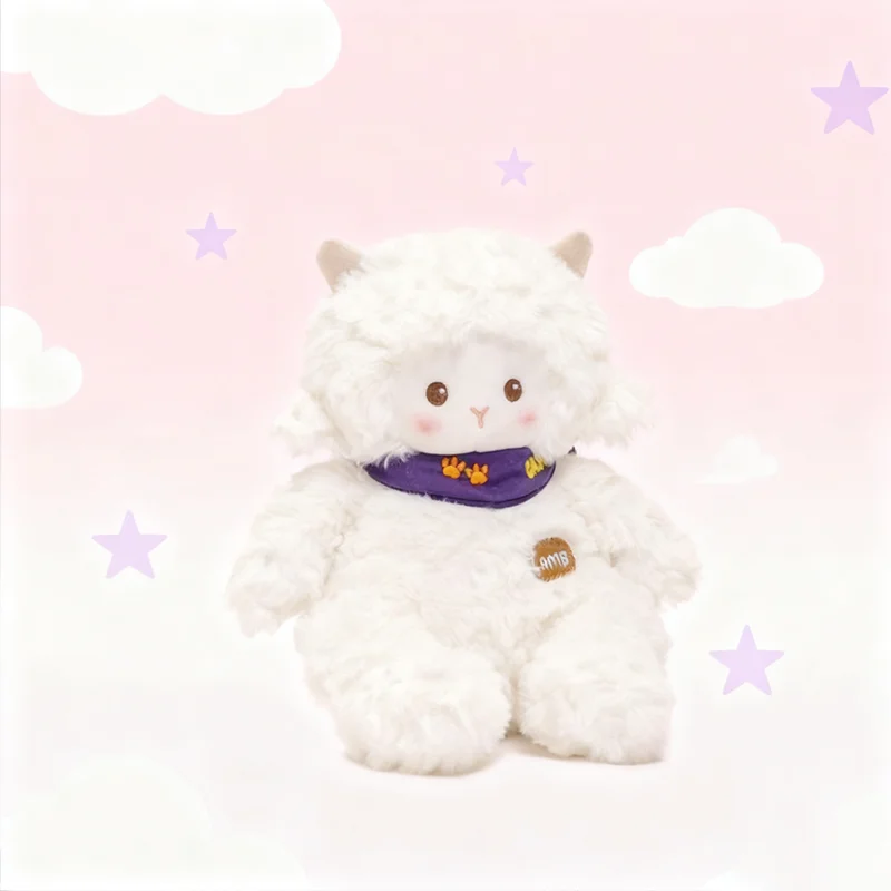 

BABAD Little Sleepy Sheep плюшевая кукла милый милый мультяшный стиль модная игрушка настольное украшение игрушка-компаньон на рабочем месте праздничные подарки