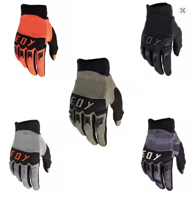 

Motocross Racing Gloves 3D LOGO Adult Race Motorcycle Gloves Men's Breathable Motocross Gloves ATV MX UTV BMX Off-road Bicycle E