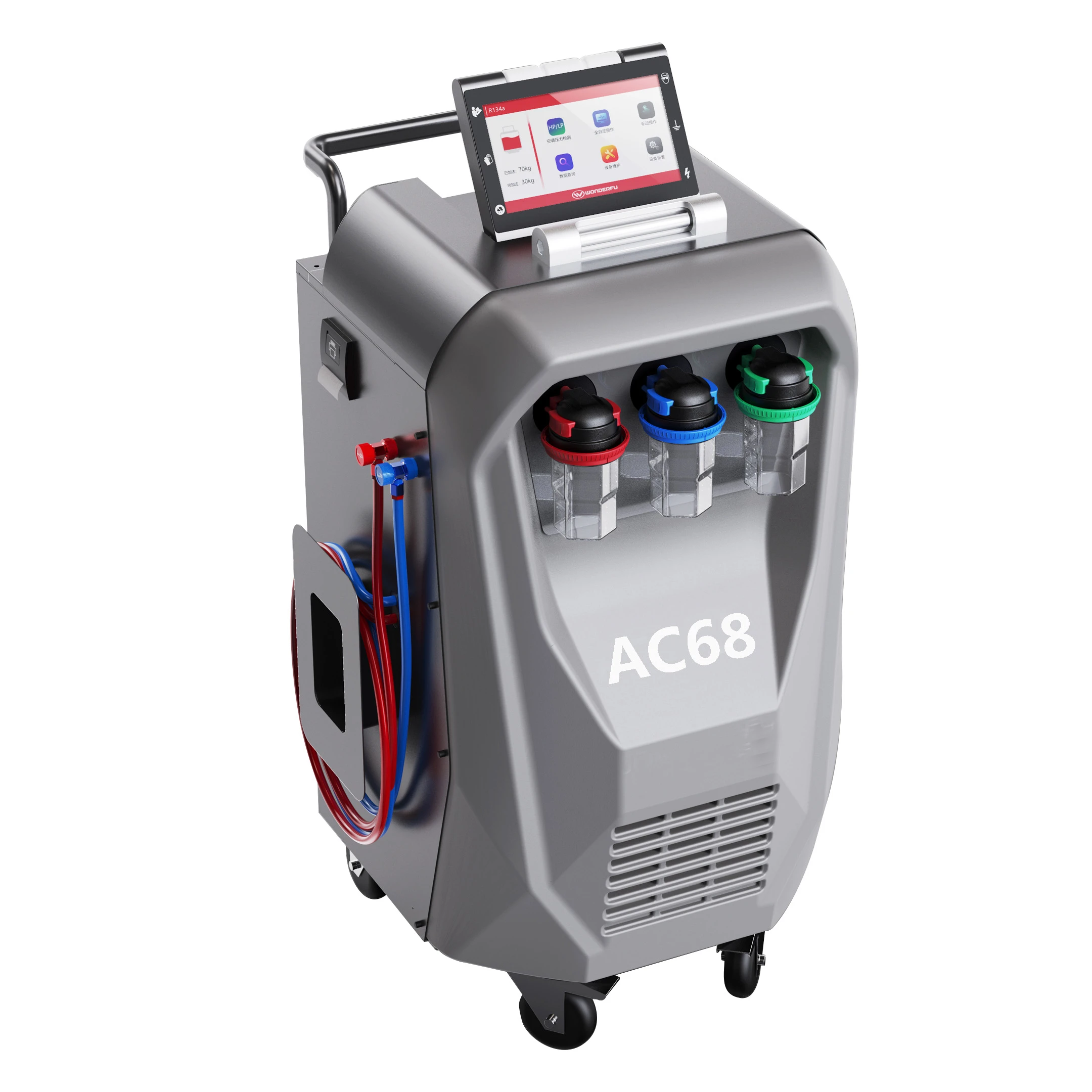 AC-68 Refrigerant Machine with Pipe Cleaning Function (for R134a and R1234yf)