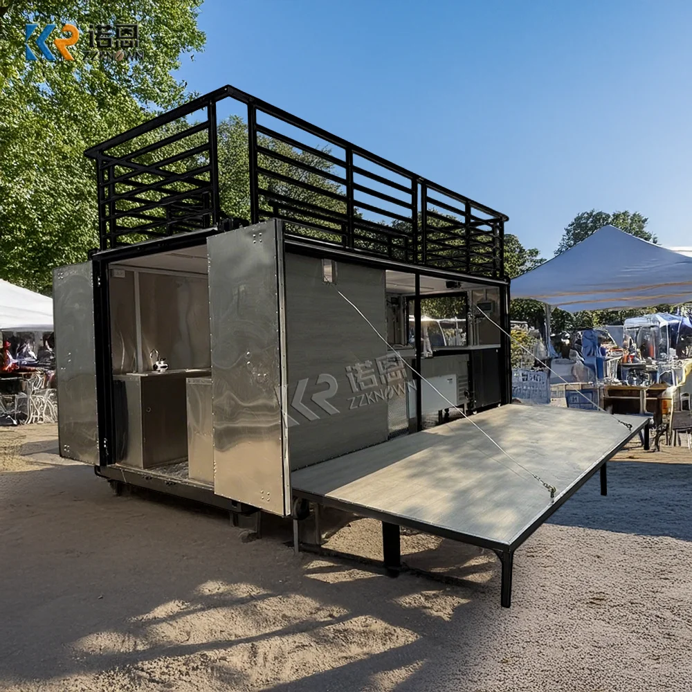 

High Quality Modular Container House China Folding Container House Low Cost Prefabricate Restaurant Bar Coffee Kiosk For Sale