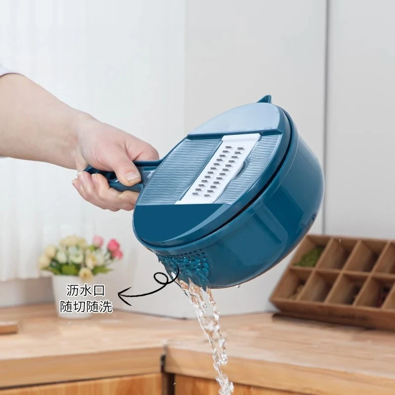 

Ручная многофункциональная овощерезка для нарезки, портативная, для лапшичных и ресторанов, пластиковая, MH40QCJ