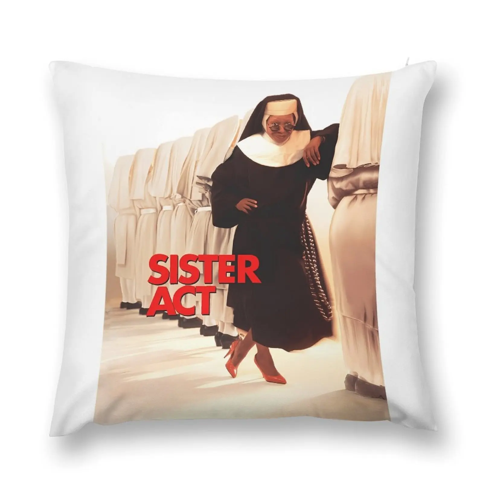 Poster Sister Act Throw Pillow Bed pillowcases Christmas Covers For Cushions pillow