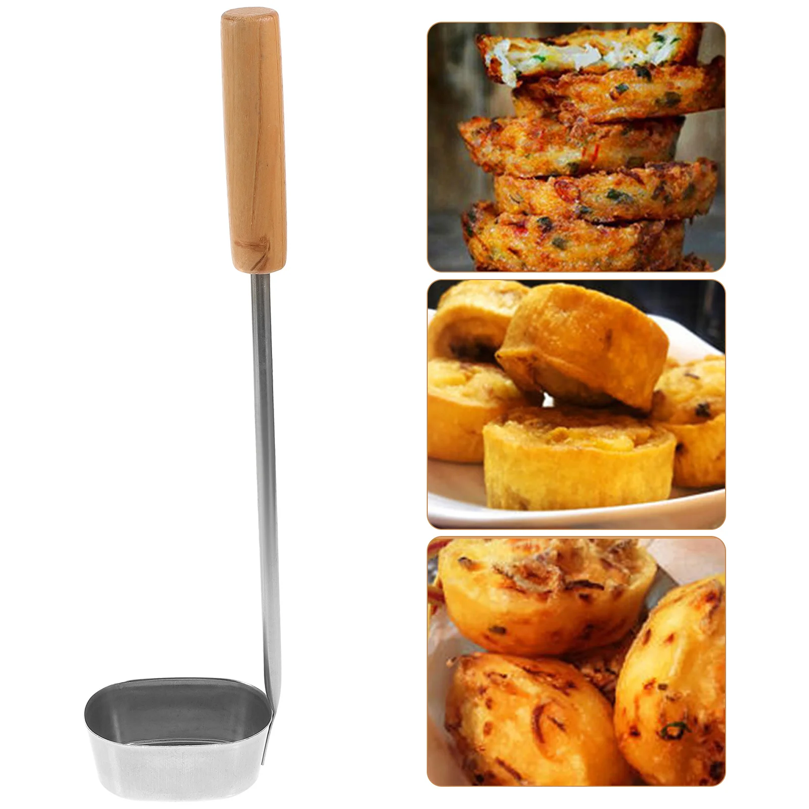 

1pc Oil Dumpling Mould Sturdy Fried Snack Mold For Home Kitchen Cooking Utensil Handle Frying Mold Household Pastry Mould Carrot