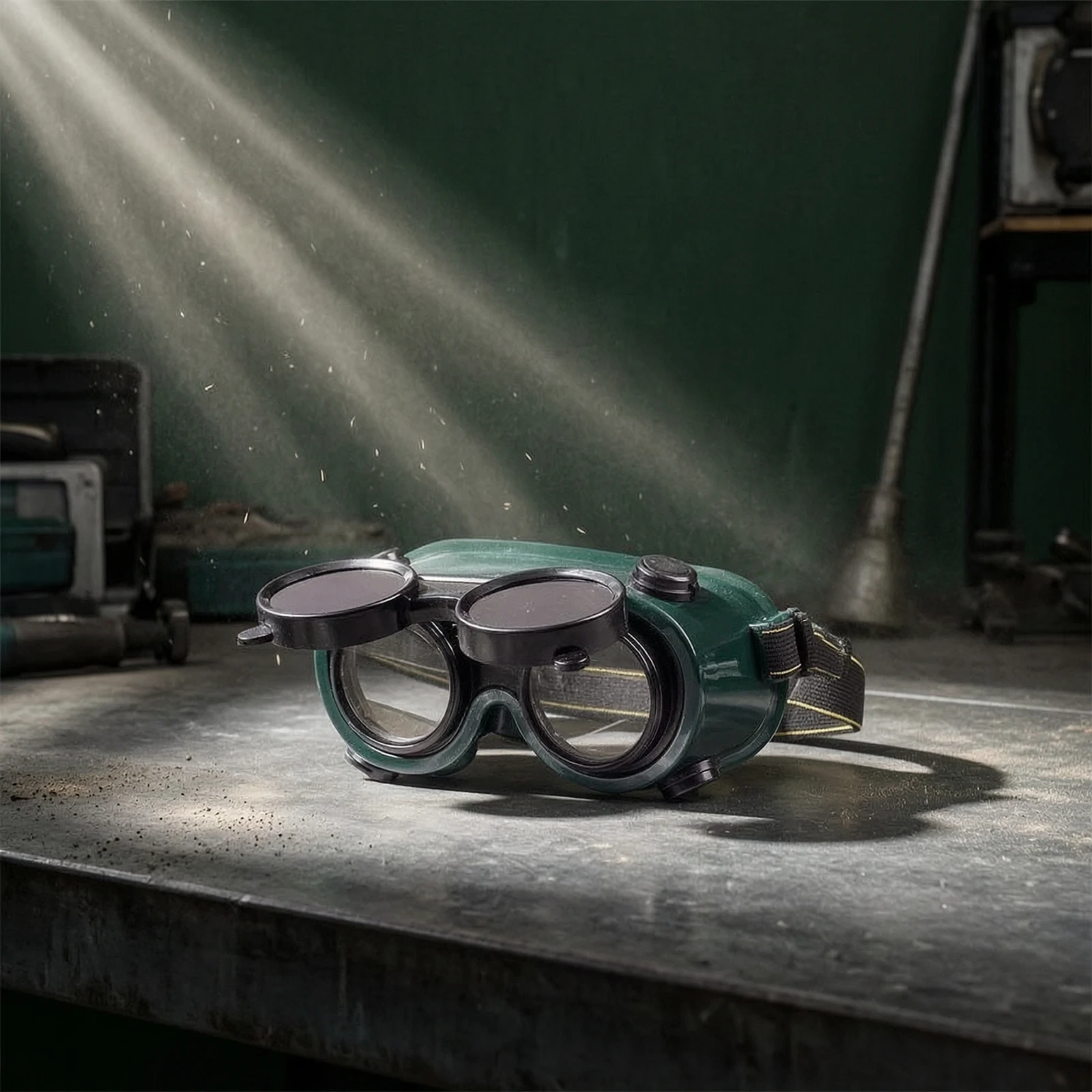 Metalworking Goggles Heat-Resistant Metalworking Goggles with Flip-up Lens Eye Safety Safety Glasses High-Visibility for Welders