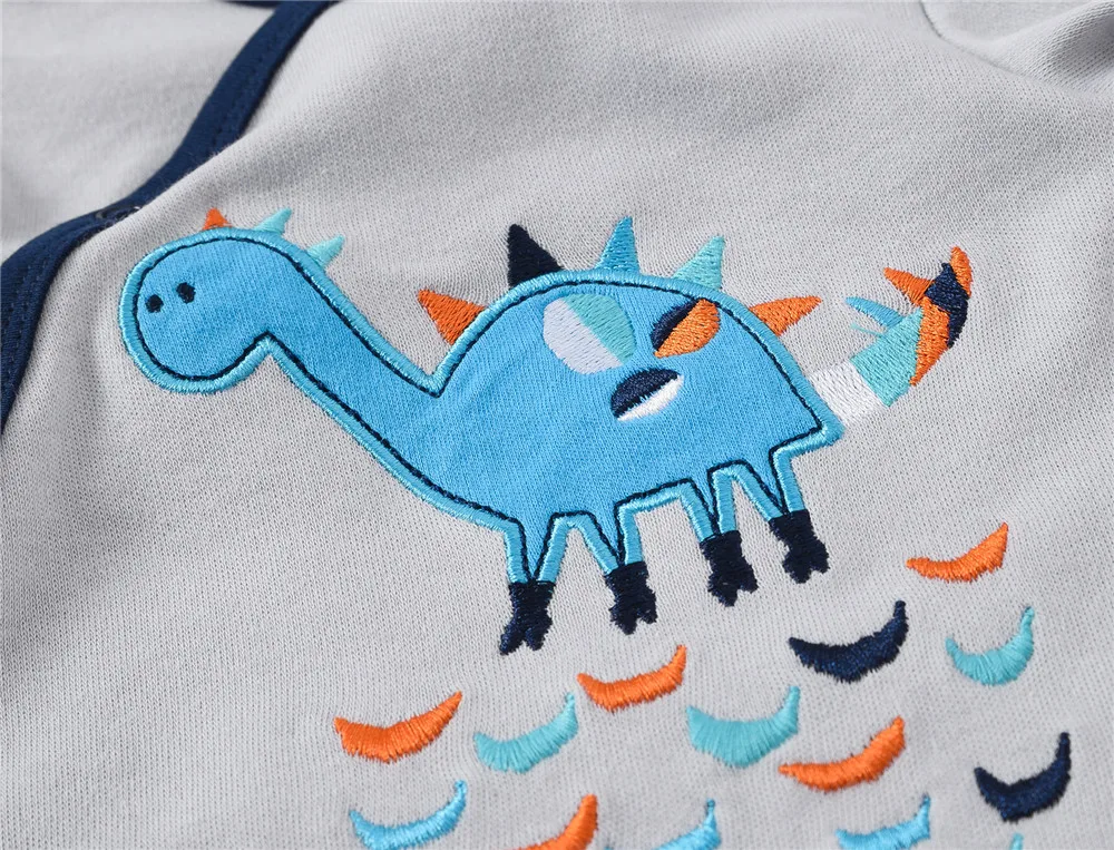 Unisex Baby Rompers Full Sleeve 100% Cotton Cartoon Print Newborn Jumpsuit 0-12 Months Infant Clothes Costume