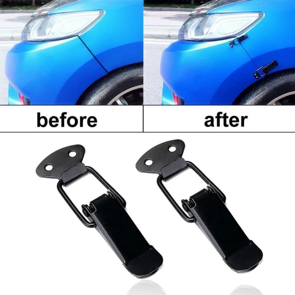 1Pair Car Bumper Trunk Fender Hatch Lids Quick Release Kit Clip Fastener Car Body Repair Tool