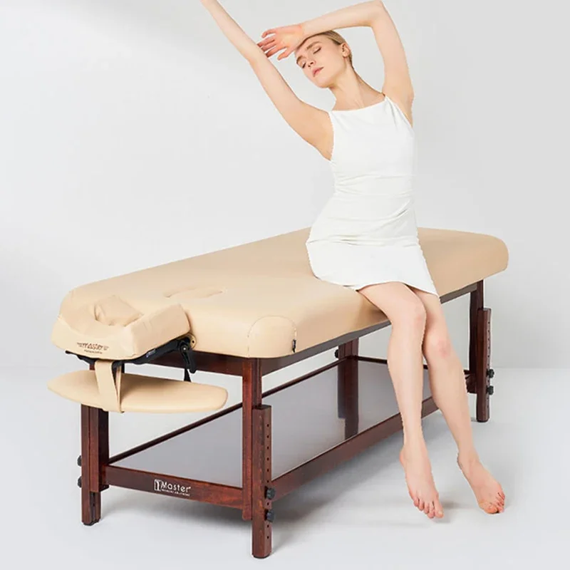 الشمال صالون تجميل طاولات التدليك حمام القدم الأذن قطف و الكى تدليك الجداول أثاث من الخشب الصلب مدلك HBMT