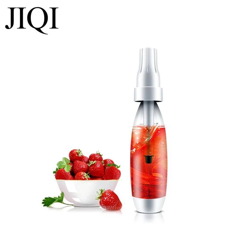 

JIQI 1000ML Portable Soda Siphon Maker DIY Bubble Fruit Juice Carbonated Drinks Tea Machine Bar Club Creative Bartender