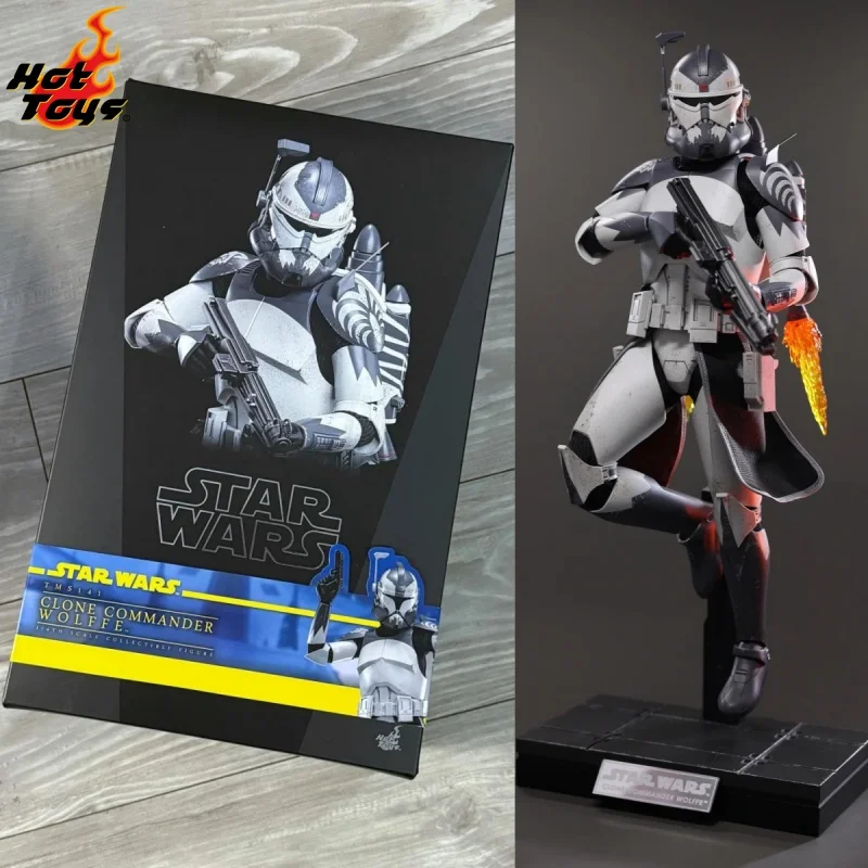 

In Stock Original HOTTOYS HT 1/6 TMS141 Star Wars The Clone Wars Commander Wolffe Action Figures 12inch Collectible Model Toy