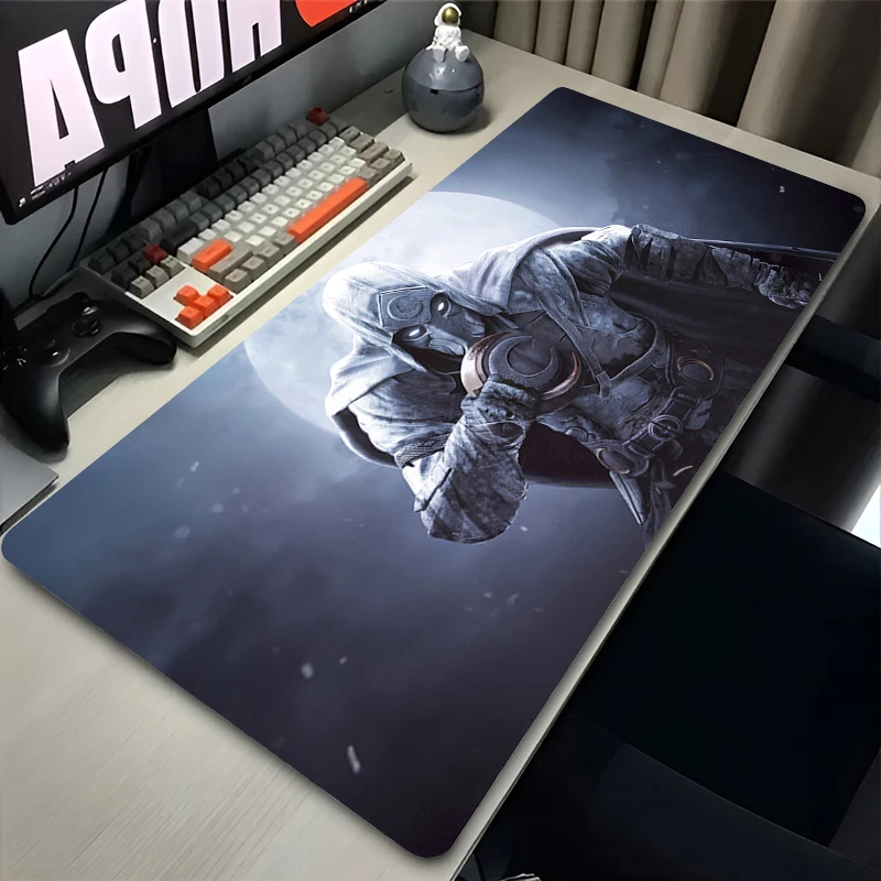 Marvel Moon Knight Muismat Xxl Anime Hd Rubber Toetsenbord Muismat Geschikt Voor Bureau Laptops Gaming Accessoires Antislip