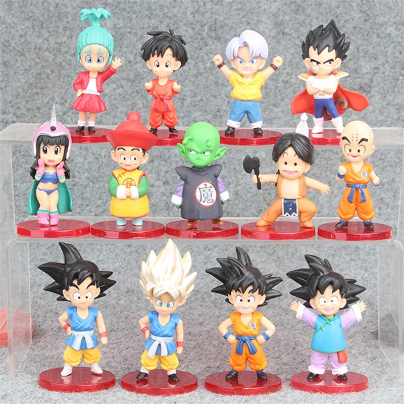 

Bandai 8 см аниме Dragon Ball Z Super Saiyan Son Goku Vegeta аниме фигурка модель подарки Коллекционные фигурки детские игрушки
