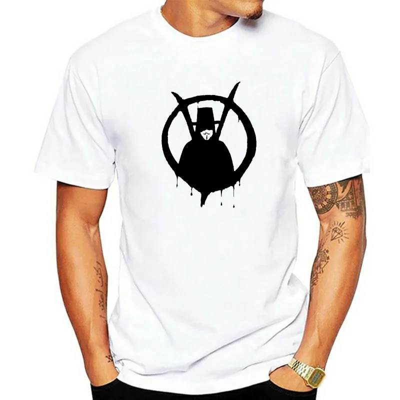 t-shirt uomo V per Vendetta FACE film horror 2 CINEMA&TV