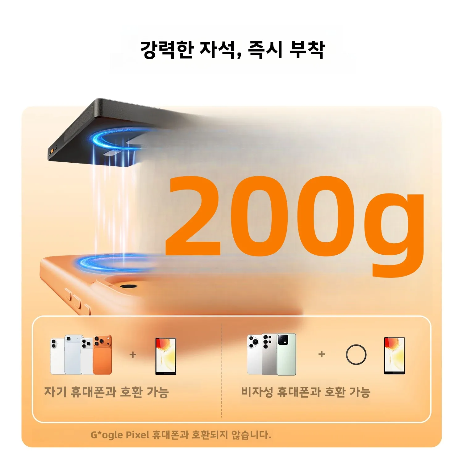 K&F CONCEPT 5인치 무선 마그네틱 스마트폰 모니터 블로그용 1080p 외부 화면 아이폰 안드로이드 호환 후면 카메라 실시간 확인 164피트 거리 지원