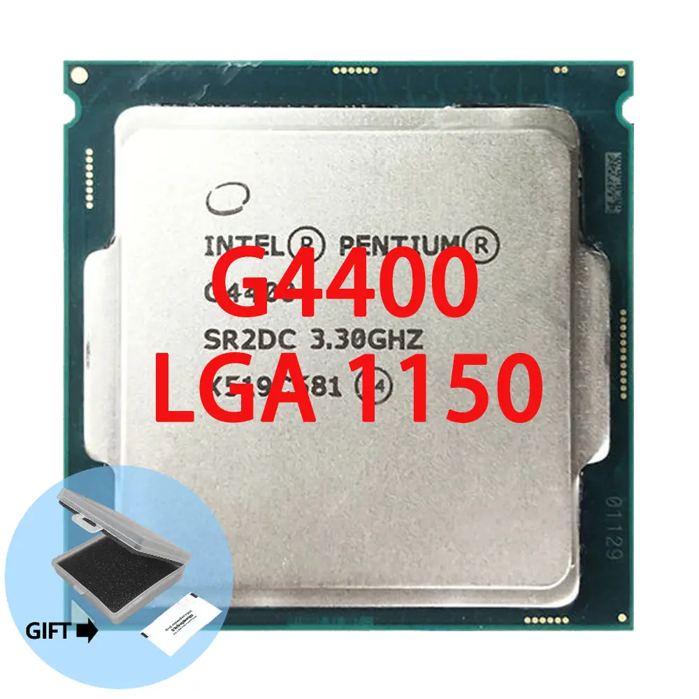 Intel Celeron G4400  CPU Processo 3.3 GHz Dual-Core Dual-Thread 54Wr LGA 1151