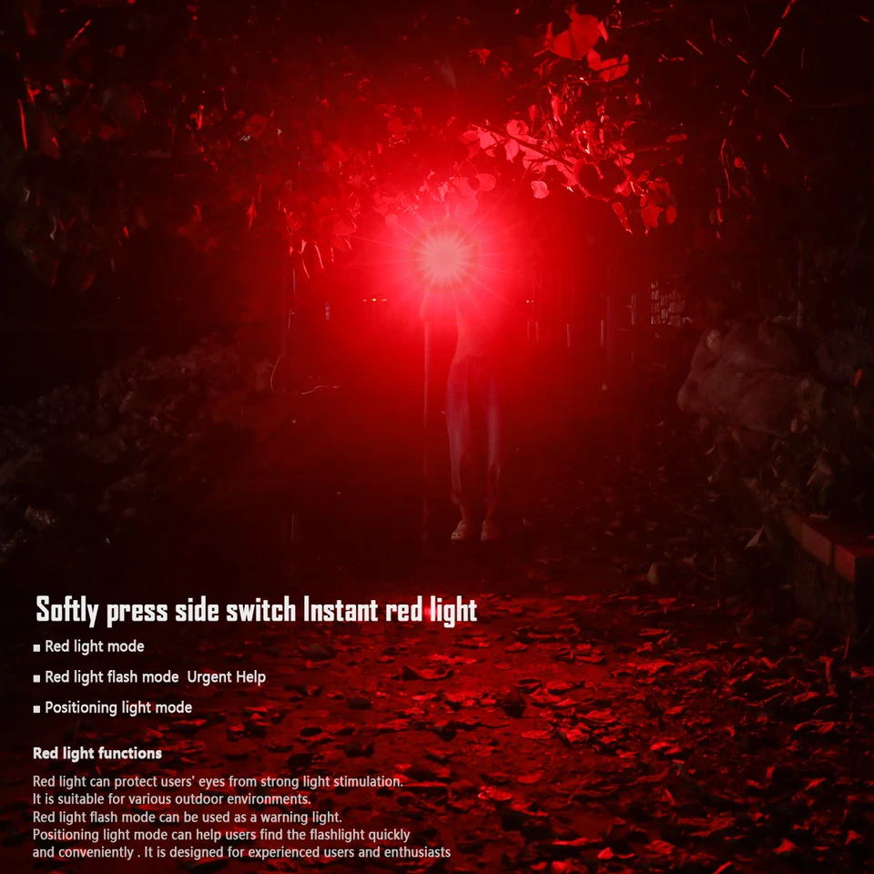IMALENT BL70 EDC 懐中電灯 6000 ルーメン Cree XHP70 HI LED Type-C
