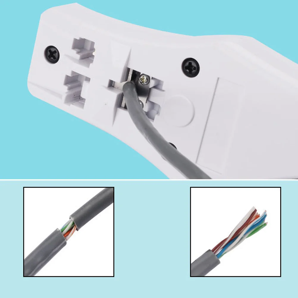 

Network Pliers Wire Cutters Electrical Tool Crimpers Connectors Multipurpose Stripper Crimping Cable Handheld