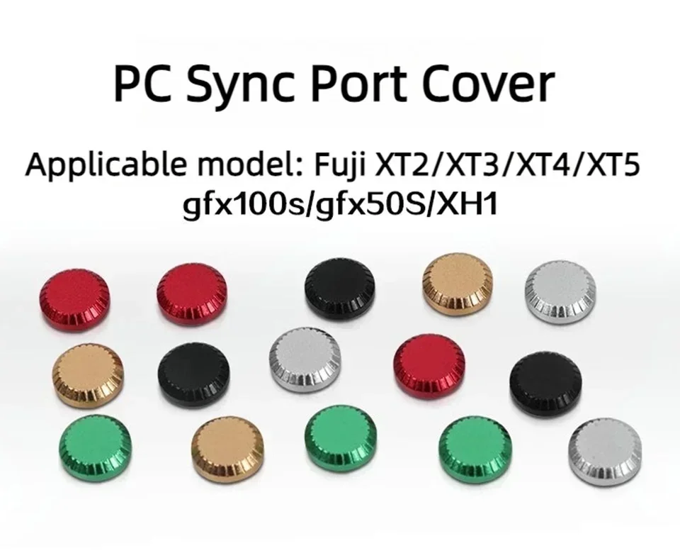 Metal PC Sync Terminal Cap Flash Cover for Fuji XH2S X- H2 H2S T4