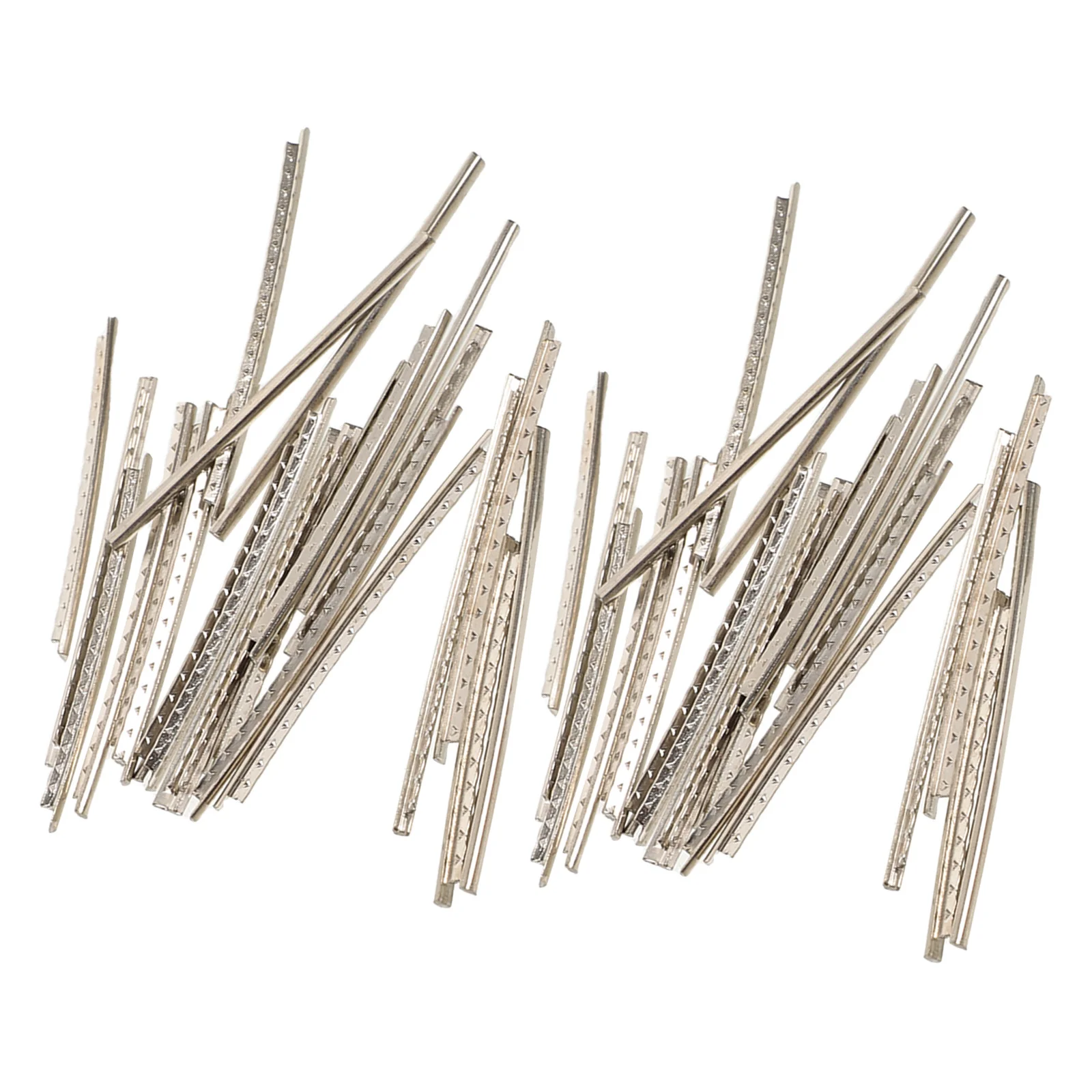 

48Pcs Metal Fret Wire Set for Electric Guitar Fingerboard 2.4mm Thickness Repair Replacement Parts Bright Vibrant Tone Wide