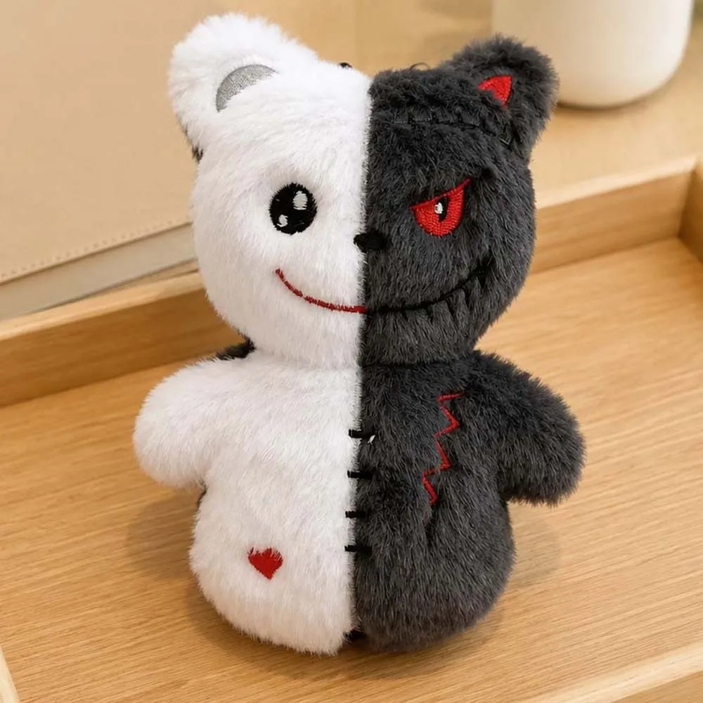 Soft Texture Mummy Key Chain Compact Size Lightweight Halloween Stuffed Comfortable Fluffy Surface Cartoon Plushie Charm