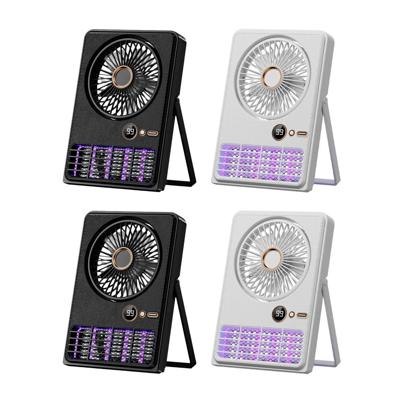 

Настольный вентилятор Bug Zapper, 5-скоростной, многофункциональный, ветровой, для домашнего офиса, кемпинга