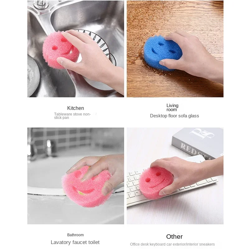 Magic Dishwashing Sponge Useful Things for Kitchen Household Cleaning Supplies Used to Prevent Stains and Odors Tools Sponges