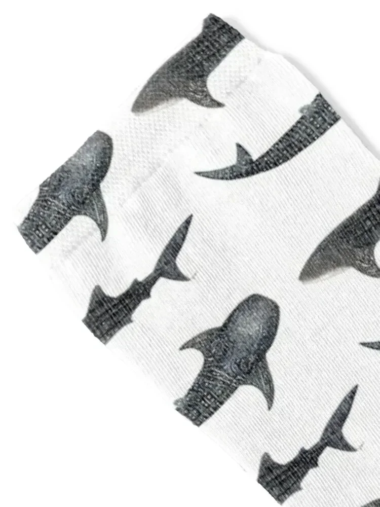 Whale sharks Rhincodon typus Socks valentine gift ideas floral Run Men's Socks Women's