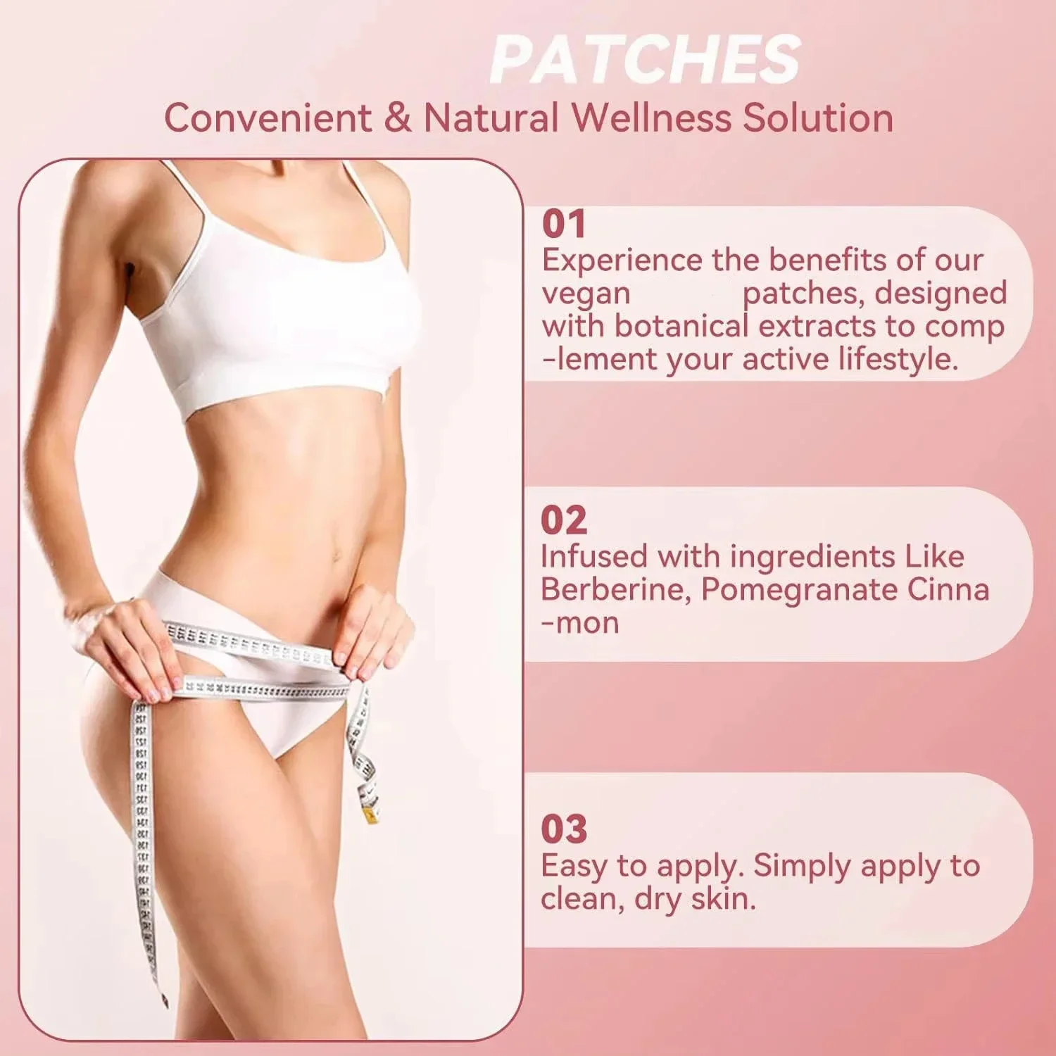 Experience the benefits of vegan patches to supplement your active lifestyle