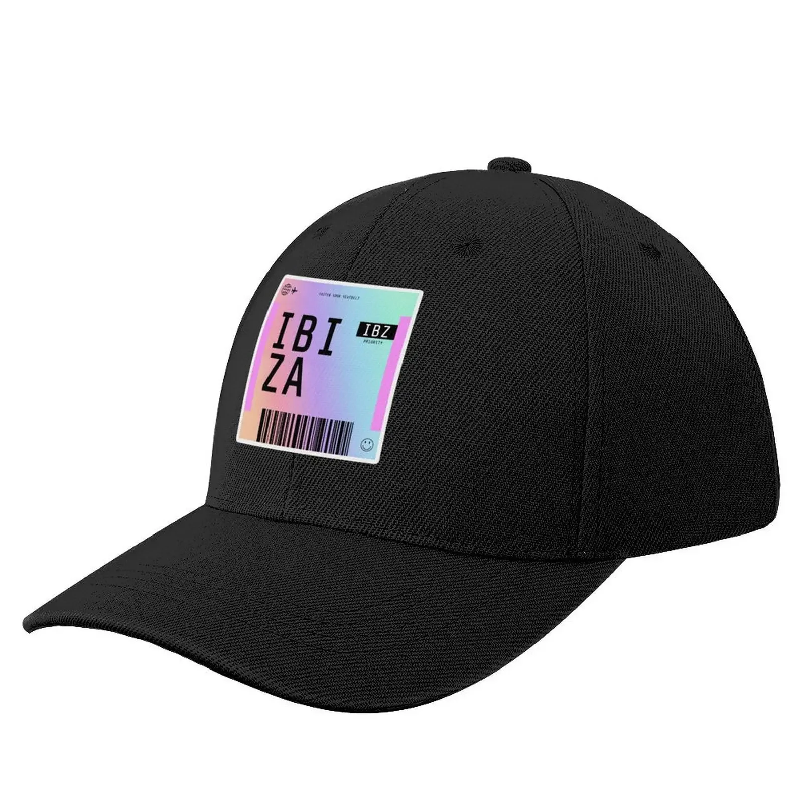 

Ibiza Boarding Pass IBZ Rainbow Gradient Baseball Cap Hat Baseball Cap western Hat Boy Women's