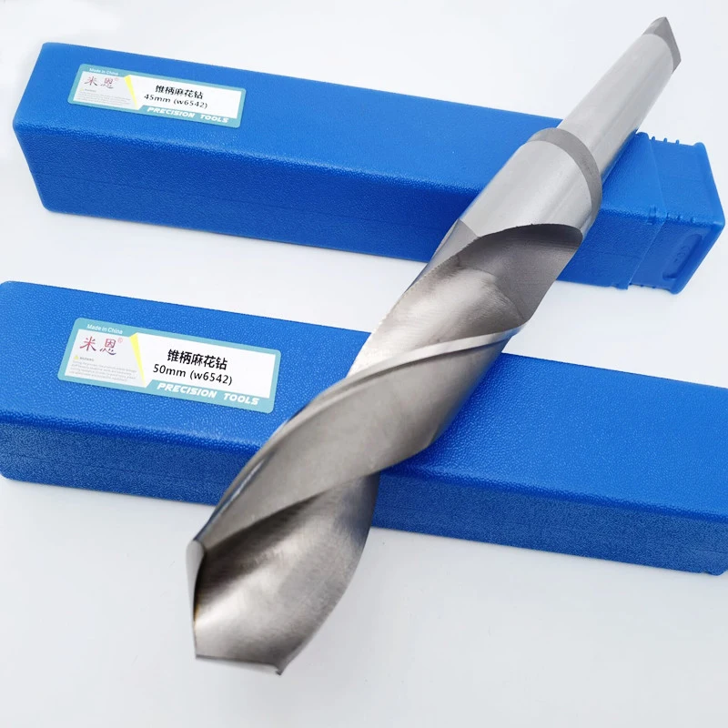 1Pc 14mm-60mm Morse Taper Shank Twist Drill Bit Superhard M2 High Speed Steel 6542 Drilling Hole Tool for Stainless Steel Metal