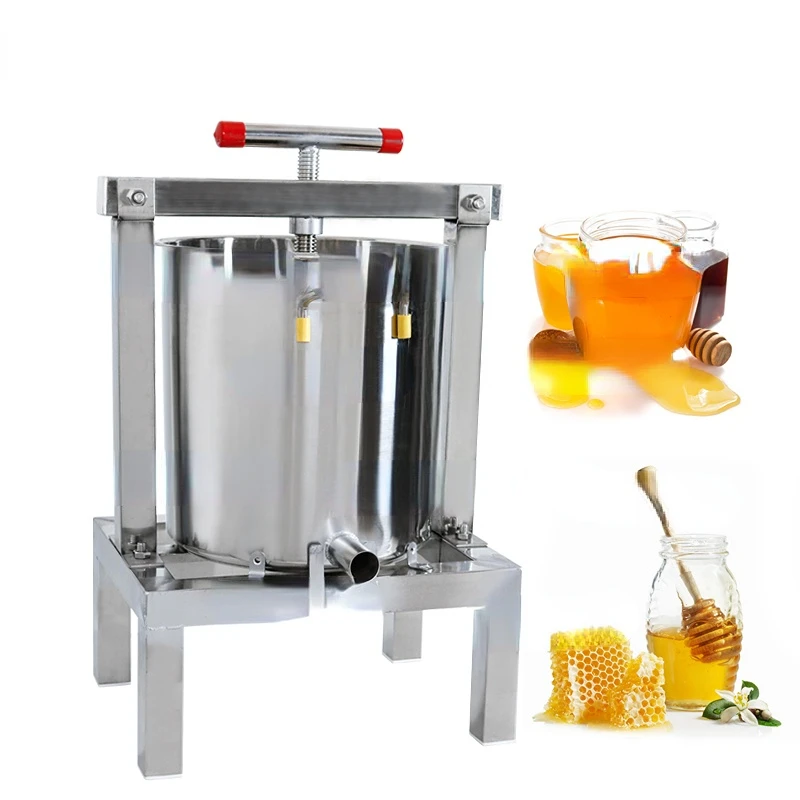 Stainless Steel Honey Pressing Household Solid Honey Presser Bee Wax Beekeeping Equipment Honey Press Machine