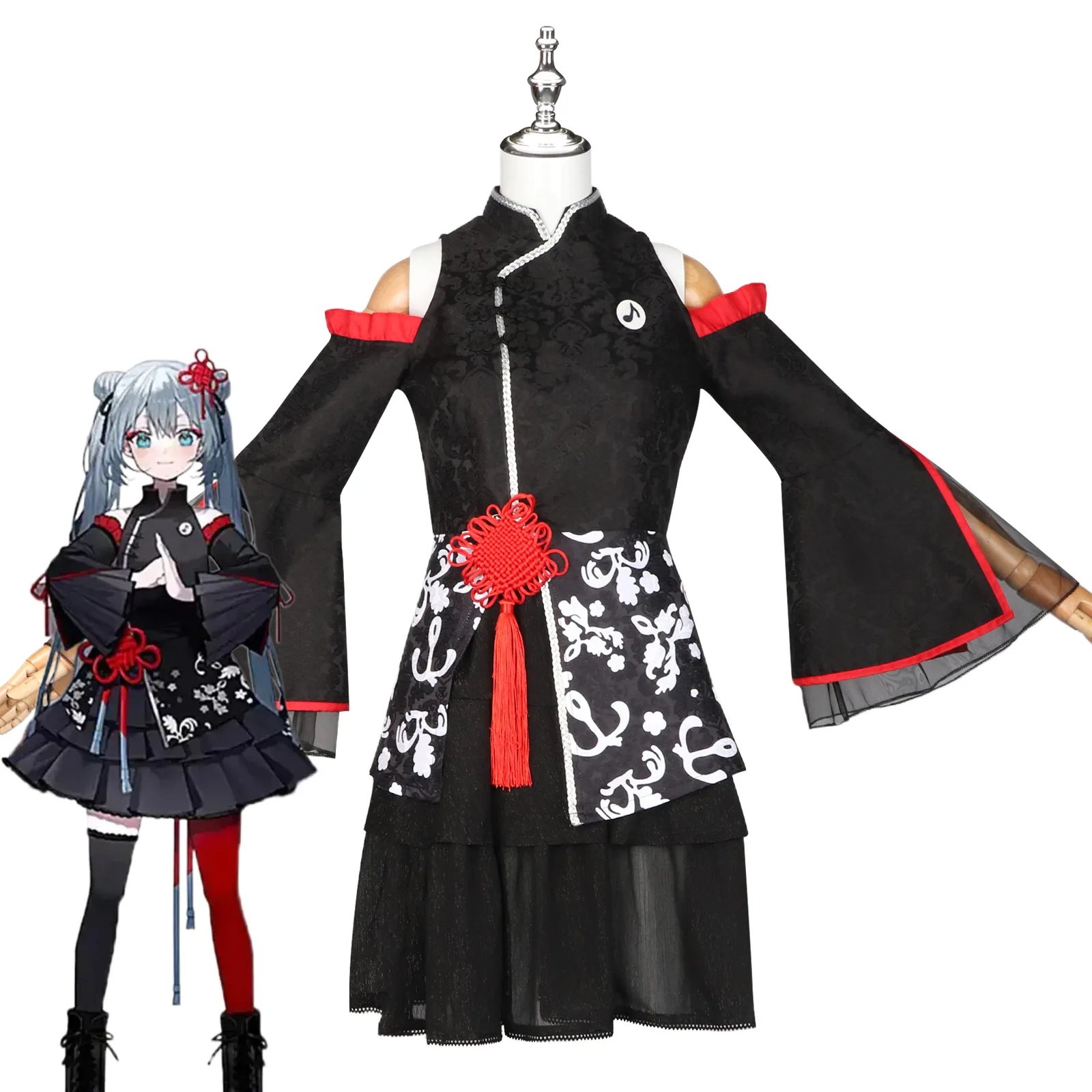 Hatsune Miku Anime Cosplay Costume Kimono Uniform Dresses Girl Women School Clothes Halloween Loli Clothing Birthday Gifts