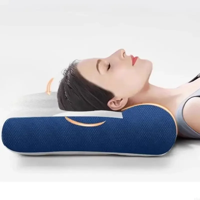 Advanced Memory foams Cervical Pillow With Breathable Ice Bean Fabric Promotes Healthy Sleeps Neck Pillows Cushions Y5GB