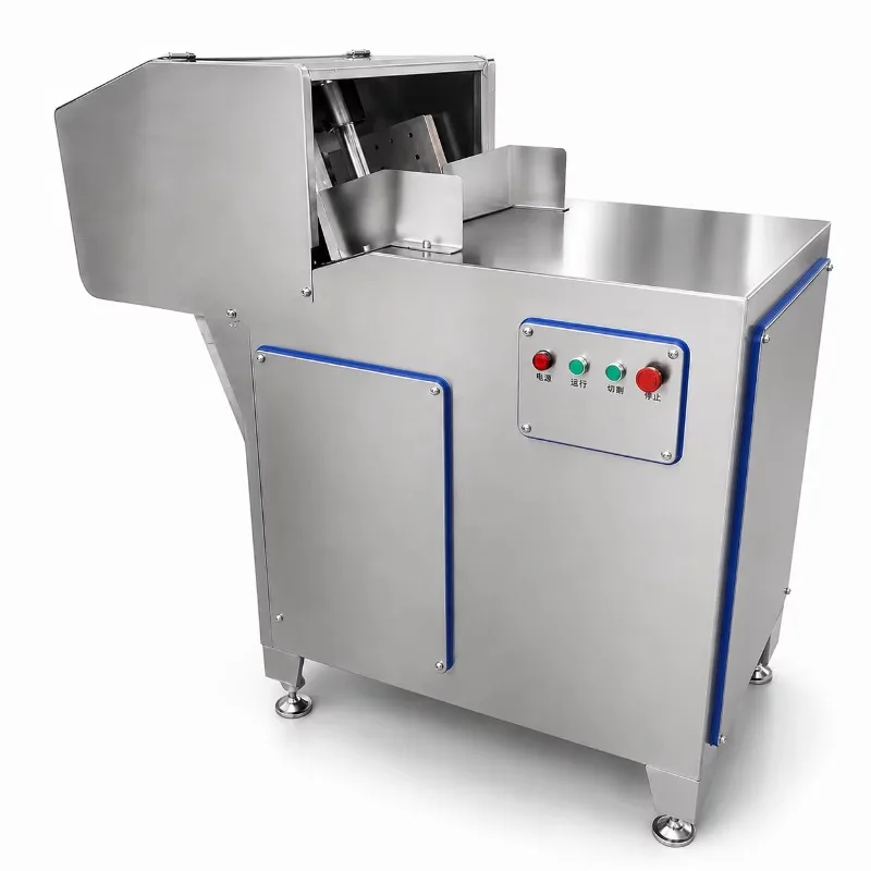 Industrial Frozen Meat Block Cutter Machine 3T/H Capacity 550mm Feed Width for -2°C to -18°C Frozen Meat Processing