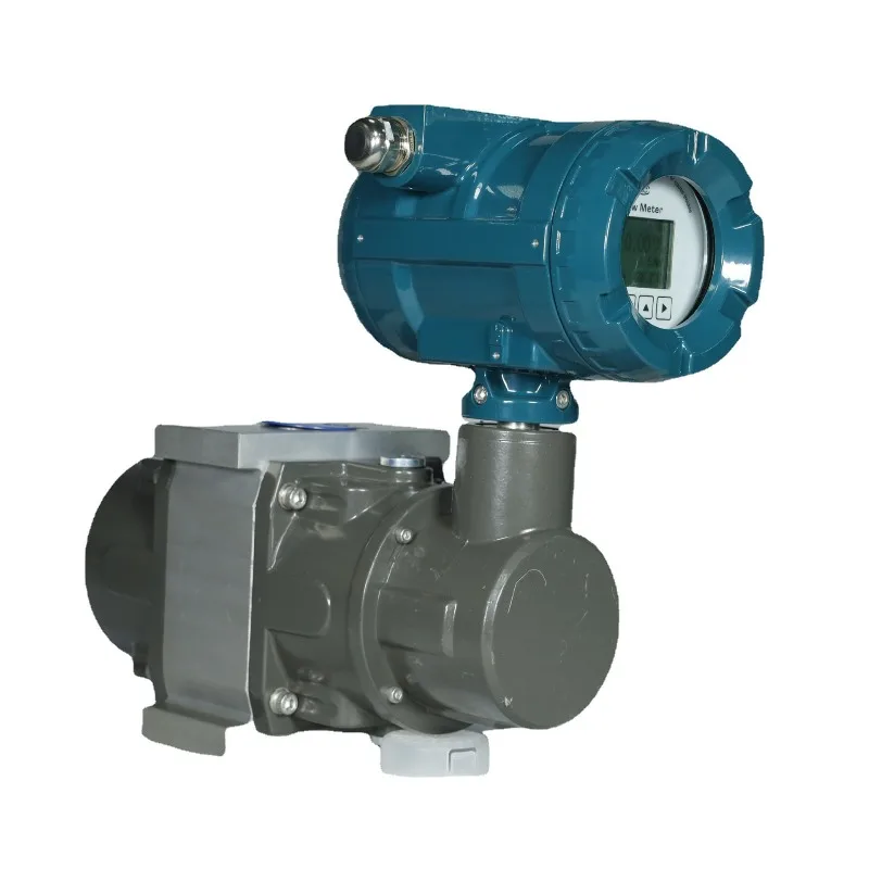 Waist wheel flowmeter intelligent digital display explosion-proof, natural gas settlement form